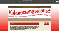 Desktop Screenshot of kabarettungsdienst.de