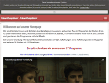 Tablet Screenshot of kabarettungsdienst.de